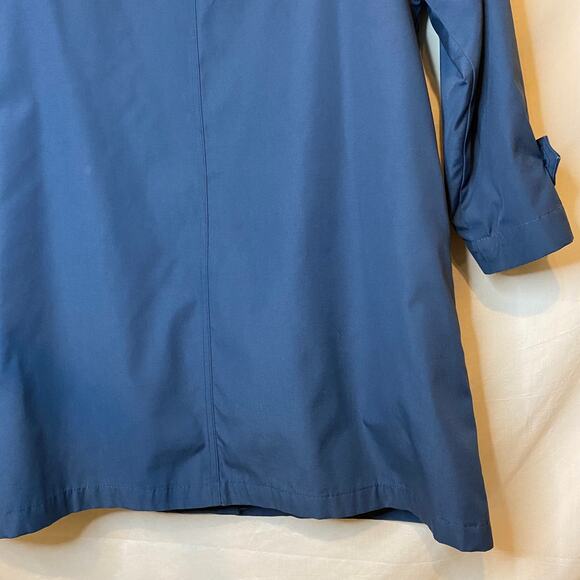 Vintage London Fog| Women’s teal collared long trench coat jacket - Picture 8 of 14